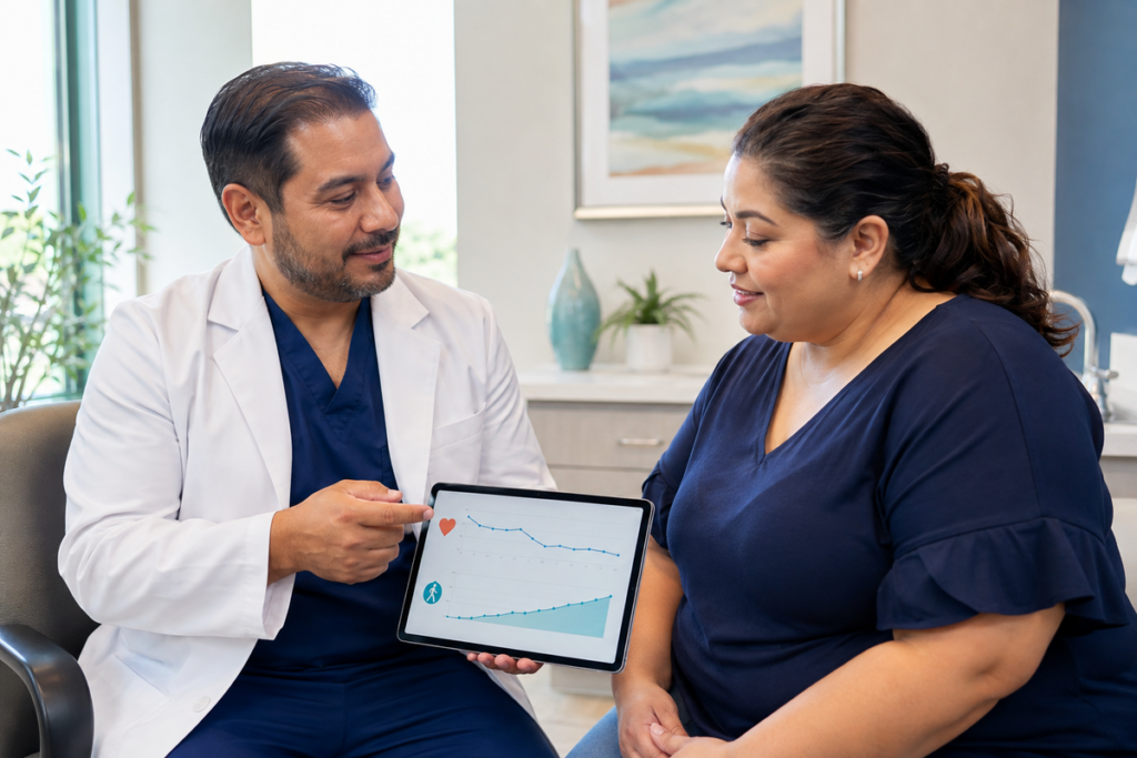 Consulta sobre cirugía bariátrica y diabetes tipo 2